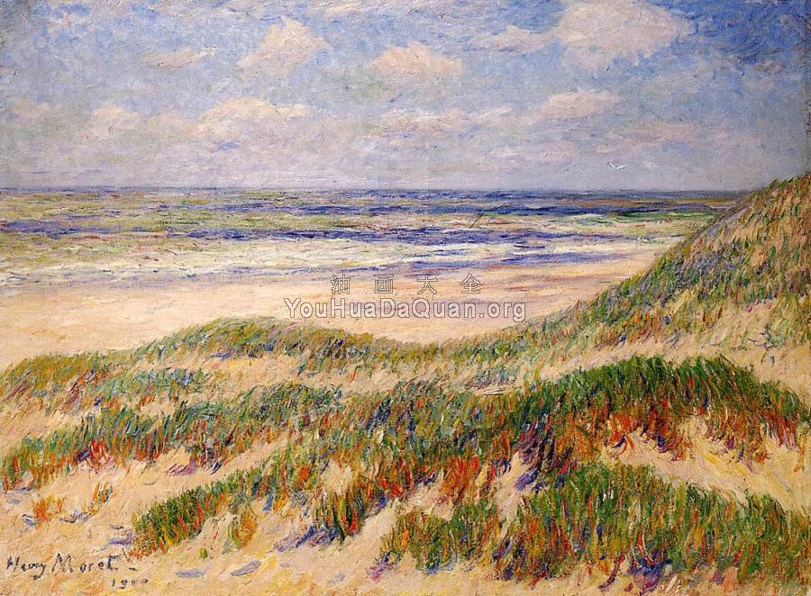 The Dunes at Egmond, Holland - 亨利·莫雷